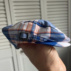 Janie & Jack Baby boy plaid newsboy cap
